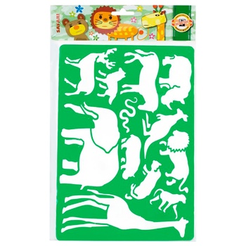 Koh-I-Noor Safari Plastic Stencil 31x20cm - buy, prices for MegaMarket - photo 1