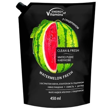 Vkusnyye Sekrety Liquid Soap Watermelon Fresh 450ml - buy, prices for MegaMarket - photo 1