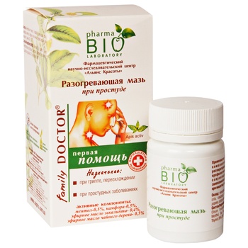 Разогревающая мазь Bio Pharma при простуде 50г - купить, цены на - фото 1