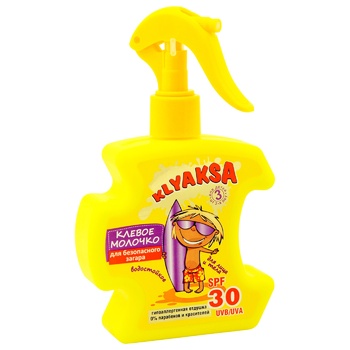 Klyaksa Milk for Safe Tanning SPF-30 200ml