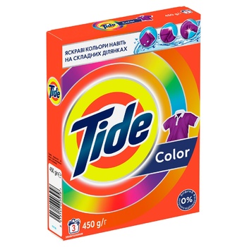 Tide Color Automat Laundry Detergent Powder 450g - buy, prices for MegaMarket - photo 2