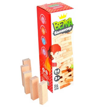 Igroteco Jenga Balance Tower Game 54 parts - buy, prices for - photo 1