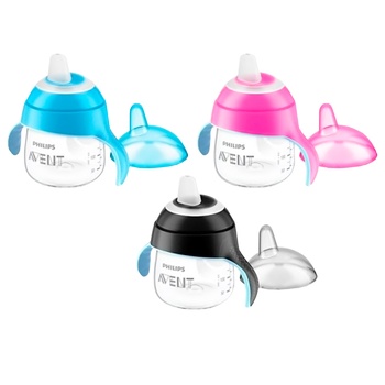 Чашка-непроливайка Avent з носиком і ручками для дітей з 6 місяців 200мл Чашка-непроливайка Avent з носиком і ручками для дітей з 6 місяців 200мл - купити, ціни на - фото 1