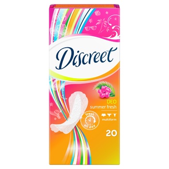 Ежедневные прокладки Discreet Summer Fresh 20шт - купить, цены на Auchan - фото 5