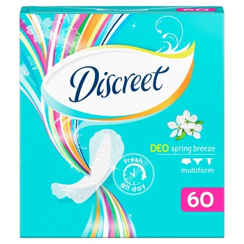 Щоденні прокладки Discreet Deo Spring Breeze 60шт - купити, ціни на Метро - фото 5