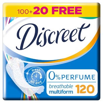 Discreet Multiform Daily Pads 120pcs - buy, prices for - photo 9