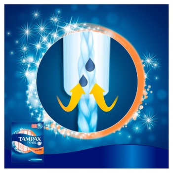 Tampons Tampax Pearl Super Plus with applicator 18pcs - buy, prices for MegaMarket - photo 4