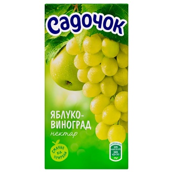 Нектар Садочок яблучно-виноградний 0,5л - купити, ціни на Auchan - фото 2