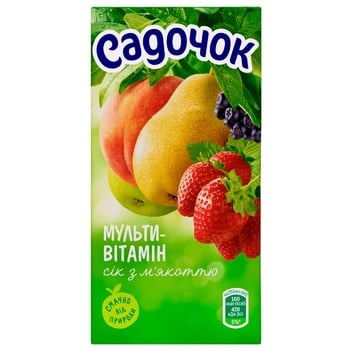 Sadochok Multivitamin Juice with Pulp 0.5l - buy, prices for NOVUS - photo 2