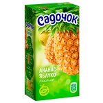Нектар Садочок ананасово-яблочный 0,5л