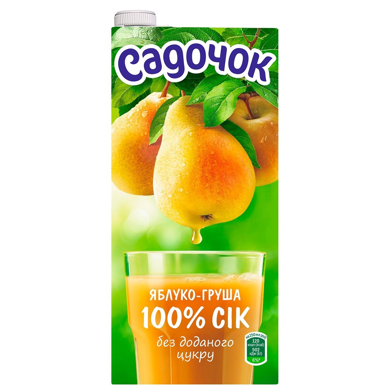 

Сок Садочок яблочно-грушевый 0,95л