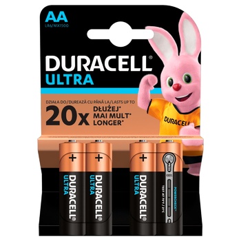 Батарейки Duracell Ultra Power AA щелочные 4шт - купить, цены на METRO - фото 7