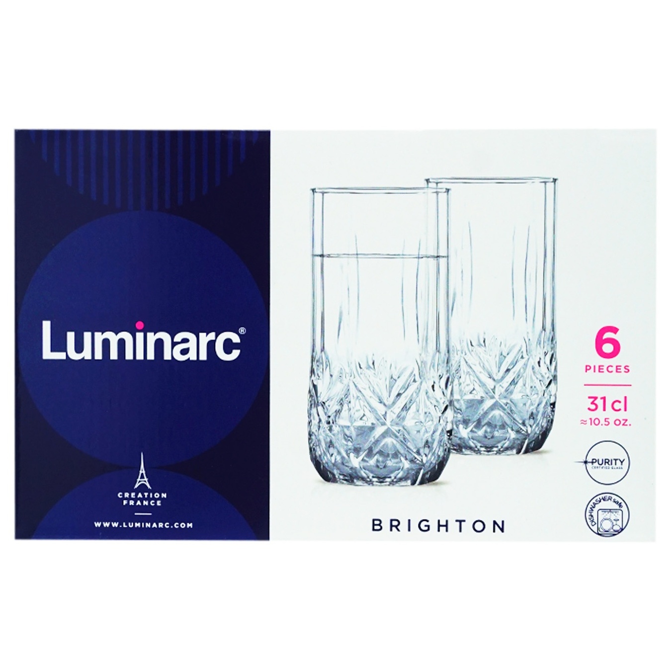 

Набор стаканов Luminarc Brighton 310мл 6шт