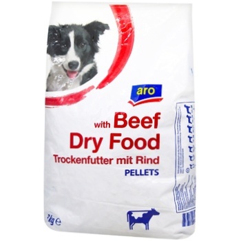 Aro Dogs Dry Food with Beef 3kg - buy, prices for METRO - photo 1