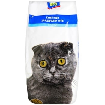 Aro With Fish Dry For Adult Cats Food 2.5kg - buy, prices for METRO - photo 2