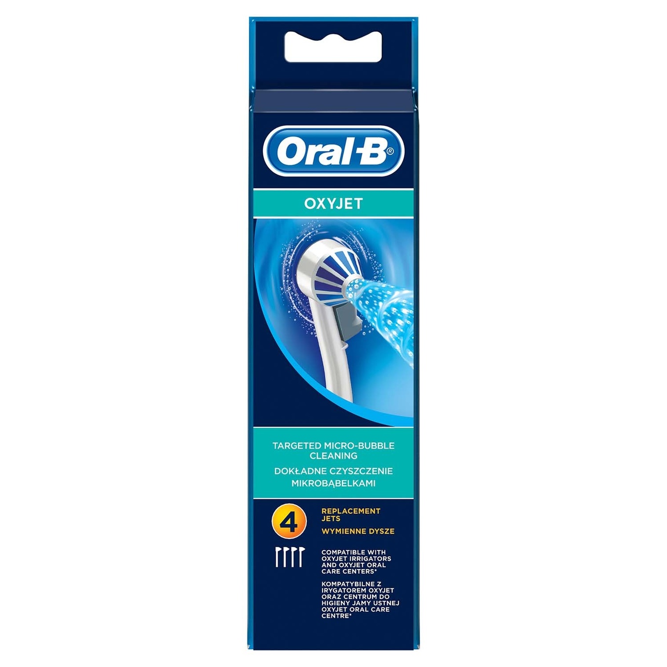 

Сменные насадки для ирригатора Oral-B Oxyjet ED17 4 шт