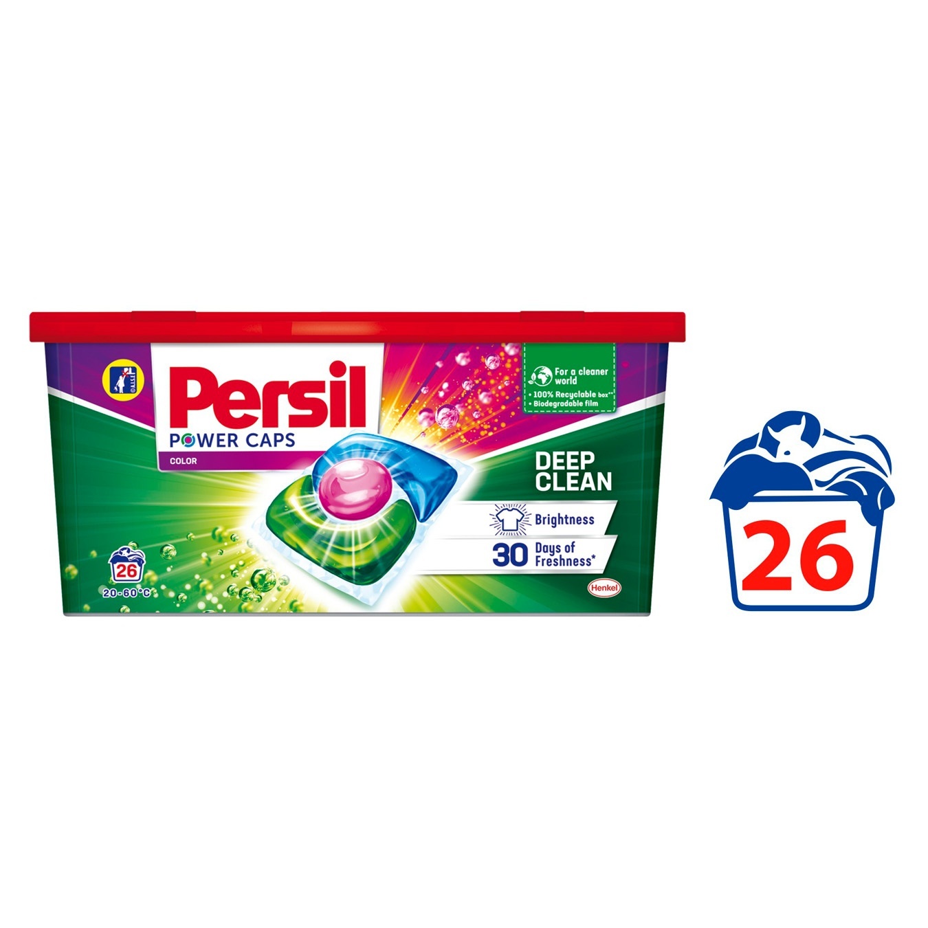 

Гель-капсулы для стирки Persil Колор автомат 26шт