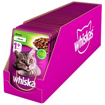 Whiskas Feed or Adult Cats with Lamb Meat in Jelly 100g - buy, prices for Auchan - photo 6