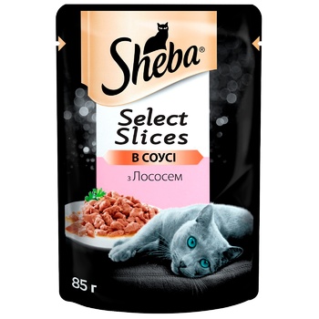 Sheba Selected Slices in Gravy with Salmon for Adult Cats 85g - buy, prices for Auchan - photo 4
