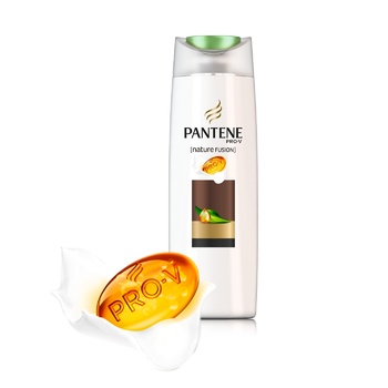 Шампунь для волос Pantene Pro-V Слияние с природой Oil Therapy 250мл - купить, цены на МегаМаркет - фото 3