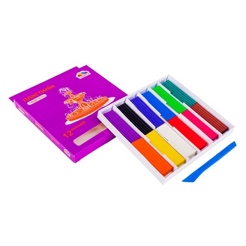 Gamma Plasticine 12 colors - buy, prices for Auchan - photo 3