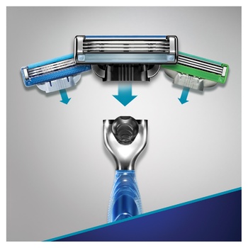 Мужская бритва Gillette Mach3 Start c 1 сменным картриджем - купить, цены на ULTRAMARKET - фото 8