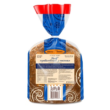 Kyivkhlib Baltic Half Sliced Bread with Seeds 325g - buy, prices for NOVUS - photo 3