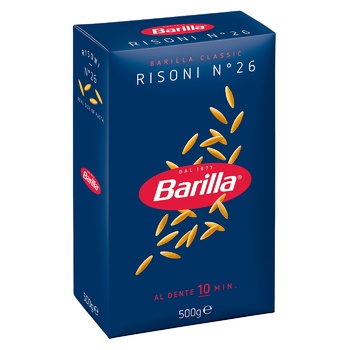 Макаронні вироби Barilla Рісоні №26 500г - купити, ціни на МегаМаркет - фото 2