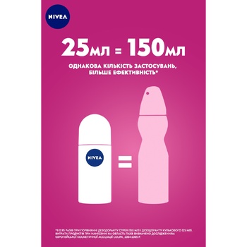 Дезодорант Nivea Clear Невидимий для білого та чорного 25мл - купити, ціни на - фото 14