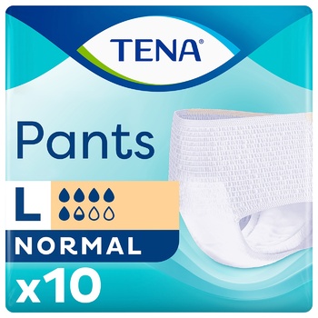 Подгузники для взрослых Tena Pants Normal Large 10шт - купить, цены на КОСМОС - фото 1