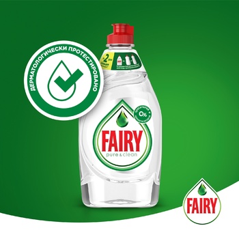 Fairy Pure & Clean Dishwashing Liquid 450ml - buy, prices for MegaMarket - photo 6