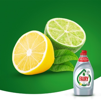Fairy Platinum Lemon & Lime Dishwashing Liquid 2pcs x 650ml - buy, prices for - photo 5