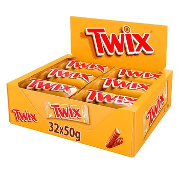 Печиво Twix пісочне з карамеллю в молочному шоколаді 50г - купити, ціни на Novus - фото 2