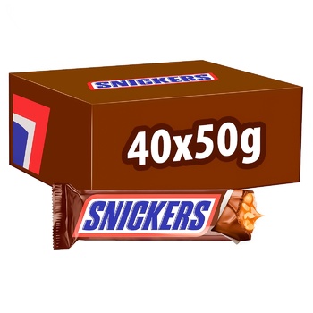 Батончик Snickers шоколадный с арахисом 50г - купить, цены на ЕКО Маркет - фото 2