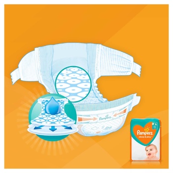 Подгузники Pampers Sleep & Play размер 3 Midi 6-10кг 58шт - купить, цены на NOVUS - фото 7