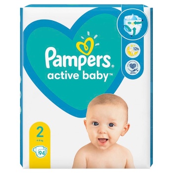 Підгузки Pampers Active Baby розмір 2 Mini 4-8кг 94шт - купити, ціни на - фото 7