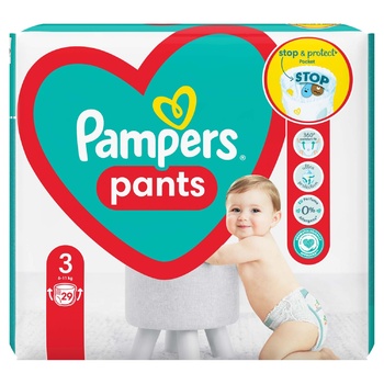 Підгузки-трусики Pampers 3 Midi 6-11кг 29шт - купити, ціни на - фото 5