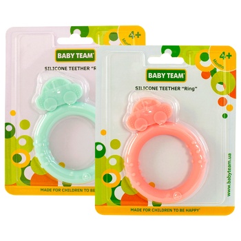 Baby Team Silicone Teether