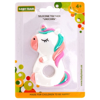 Baby Team Unicorn Silicon Teether - buy, prices for METRO - photo 3