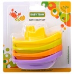 Baby Team Bath Boat Set 3pcs