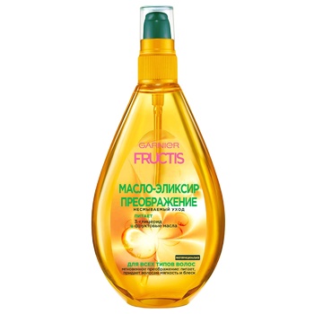 Масло-эликсир Garnier Fructis для всех типов волос 150мл - купить, цены на Auchan - фото 3