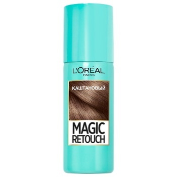 Спрей тонуючий L'oreal Magoc Retouch каштановий 75мл - купити, ціни на NOVUS - фото 7