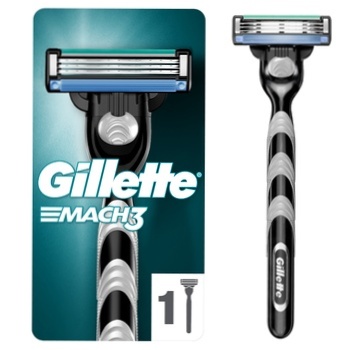 Gillette Mach3 Shaving with 1 Replaceable Cartridge Razor - buy, prices for - photo 16