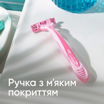 Станки Gillette Simply Venus 3 лезвия одноразовые для женщин 12шт - купить, цены на NOVUS - фото 6