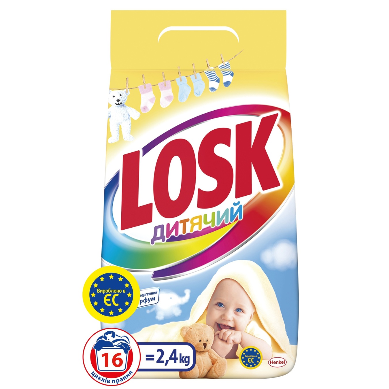 

Стиральный порошок Losk Color Детский автомат 2,4кг