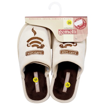 Gemelli Cappuccino 7 Women's Home Slippers in Assortment - buy, prices for MegaMarket - photo 2