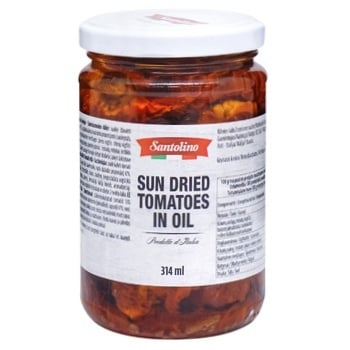 Santolino Pasteurized Preserved Dried Tomatoes in Oil 290g - buy, prices for NOVUS - photo 1