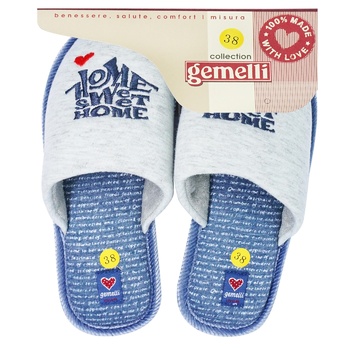 Взуття Gemelli домашнє жіноче розмір 36-41 - купити, ціни на  - фото 2
