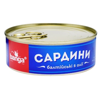 Сардини Banga балтійські в олії 240г