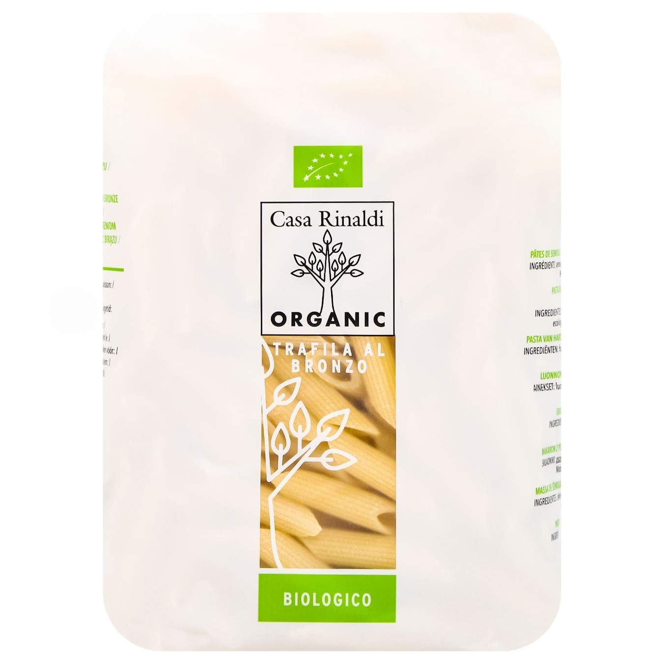 Casa Rinaldi Penne Organic Pasta 500g buy from  UAH – MegaMarket Kyiv